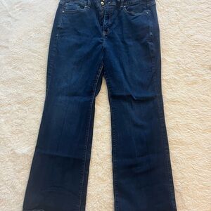 Lane Bryant Blue Flare Wide Leg Jeans size 20S